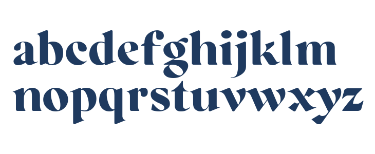 Regatto Bold Lowercase