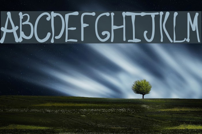 Regellos Font examples