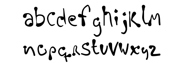 Regellos Font LOWERCASE
