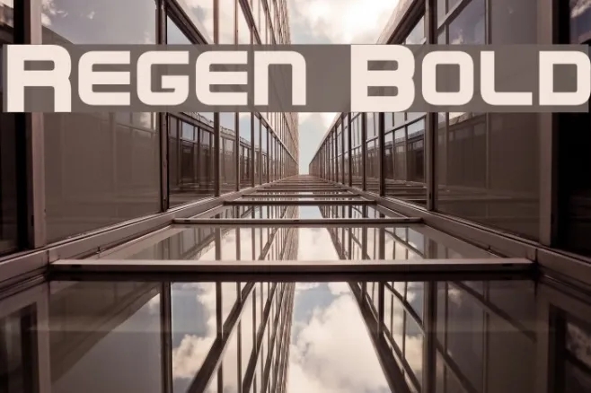 Regen Bold Example 1