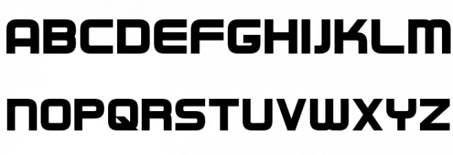 Regen Bold फ़ॉन्ट लोअरकेस