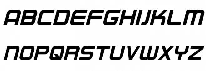 Regen Italic Шрифта ВЕРХНИЙ