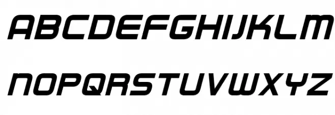 Regen Italic फ़ॉन्ट लोअरकेस