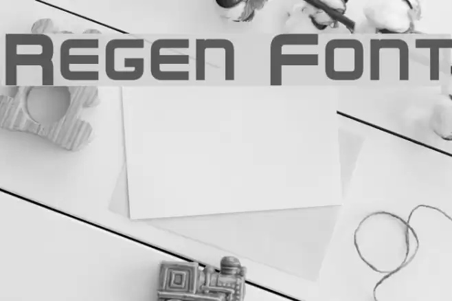 Regen Font examples