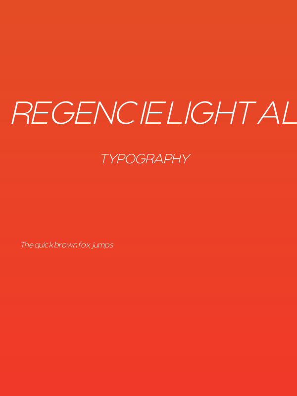 Regencie Light Alt Oblique Poster
