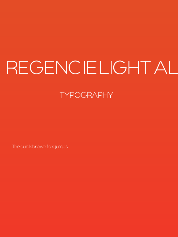 Regencie Light Alt Poster