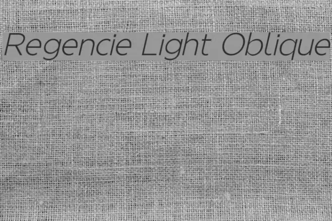 Regencie Light Oblique examples