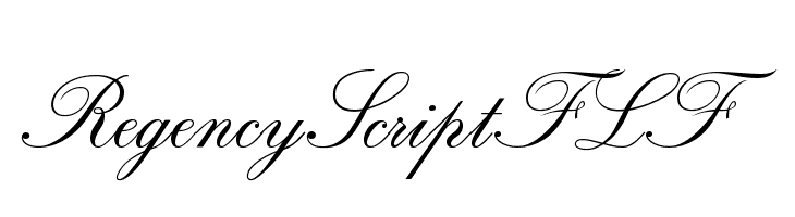 RegencyScriptFLF Font