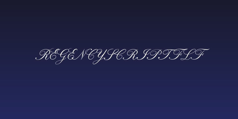 RegencyScriptFLF Social Header