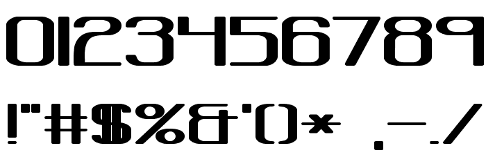 Regenerate BRK Font OTHER CHARS