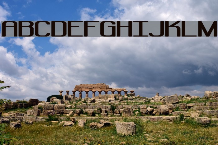 Regenerate BRK Font examples