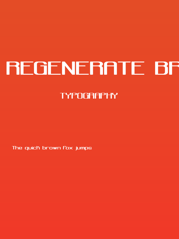Regenerate BRK Poster