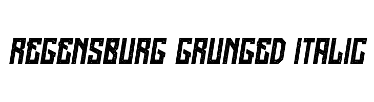 Regensburg Grunged Italic  les polices de caractères gratuit tlcharger