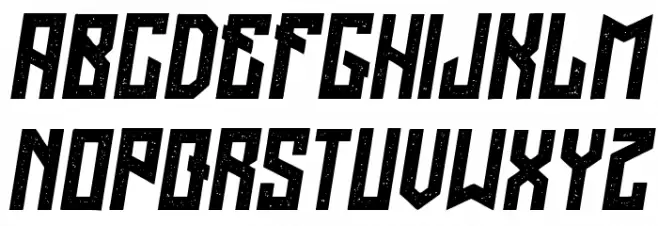 Regensburg Grunged Italic Font Litere mari
