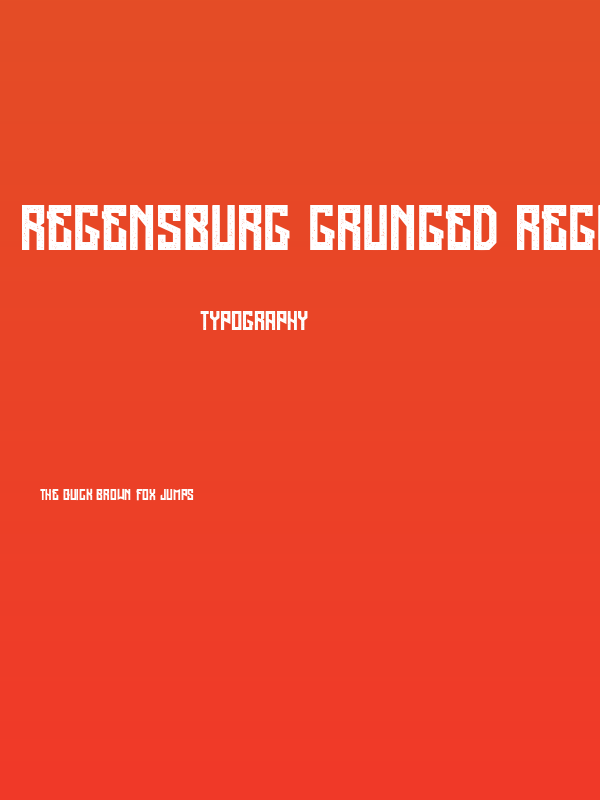 Regensburg Grunged Regular Poster