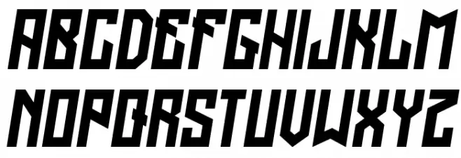 Regensburg Italic फ़ॉन्ट लोअरकेस