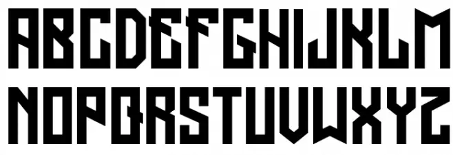 Regensburg Regular 字体 小写