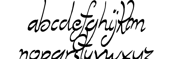 Regent Way Font LOWERCASE