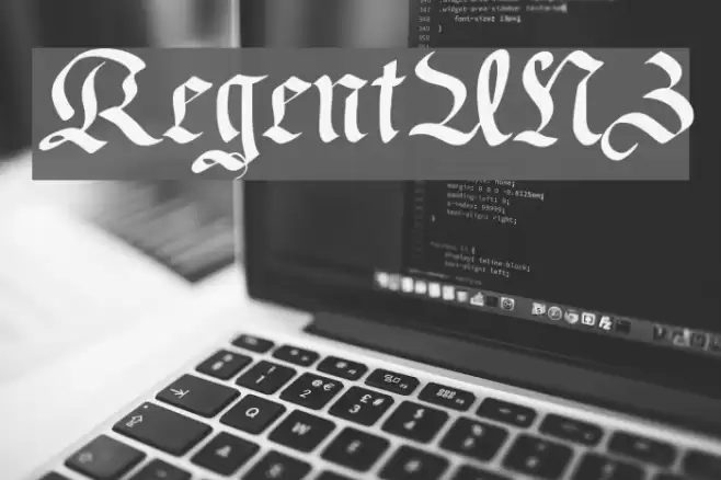 RegentUNZ خط examples