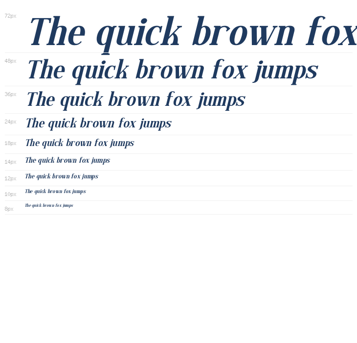 Regflina DEMO VERSION Italic Waterfall