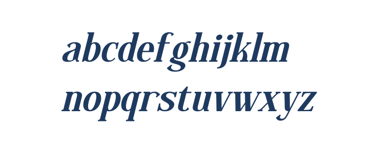Regflina DEMO VERSION Italic Lowercase