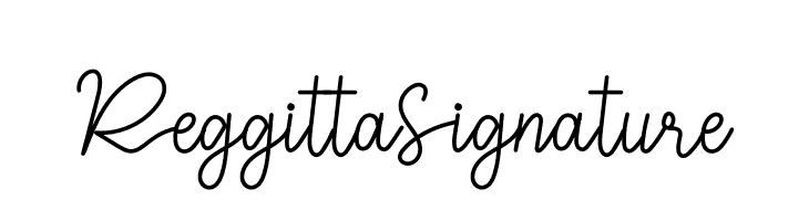 Reggitta Signature  Fuentes Gratis Descargar