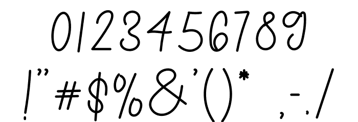 Reggitta Signature Font OTHER CHARS