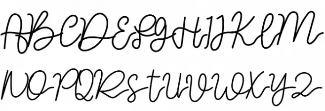 Reggitta Signature Шрифта ВЕРХНИЙ