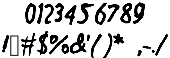 Regi Font OTHER CHARS