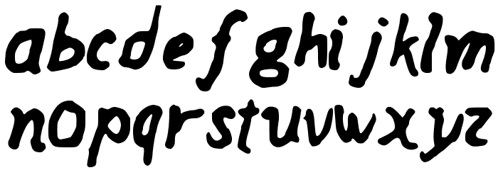 Regi Font LOWERCASE