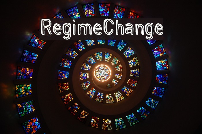 RegimeChange Font examples