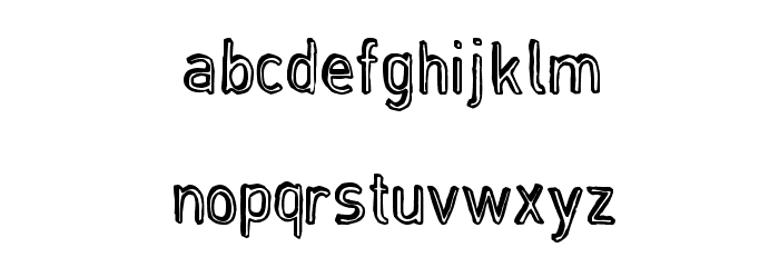 RegimeChange Font LOWERCASE