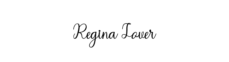 Regina Lover  Frei Schriftart Herunterladen