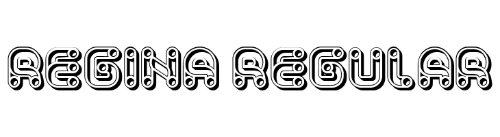 Regina Regular  Frei Schriftart Herunterladen