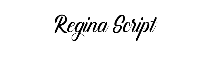 Regina Script  フリーフォントのダウンロード