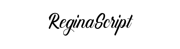 Regina Script  font caratteri gratis