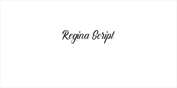 Regina Script Logo
