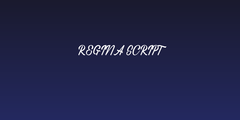 Regina Script Social Header