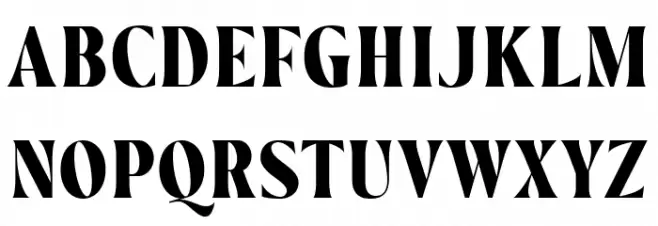 Regint Fonte MAIÚSCULAS