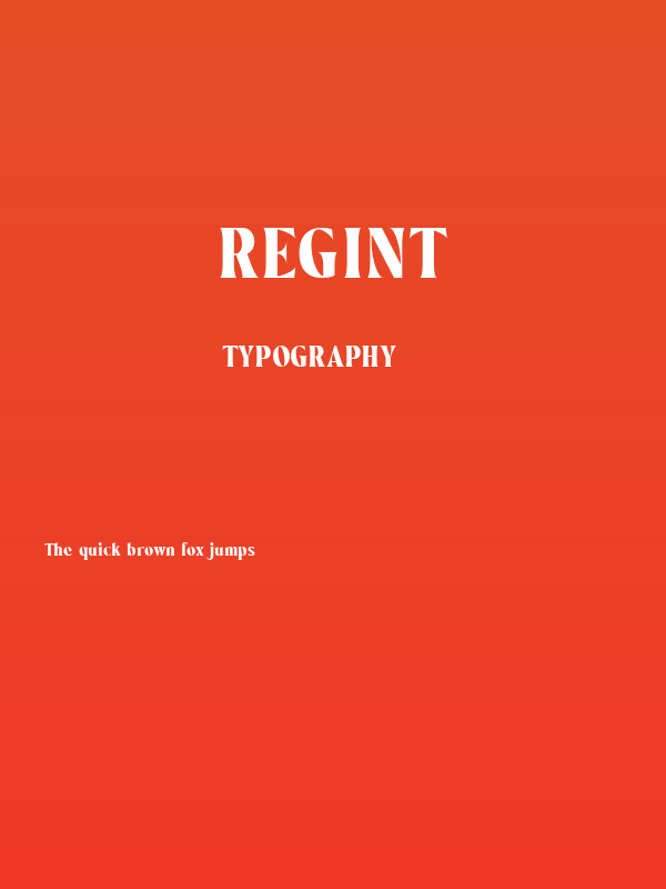 Regint Poster