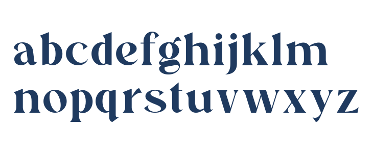 Regis Semi Bold Lowercase