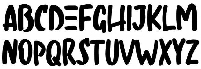 Regist Bong Schriftart Groß