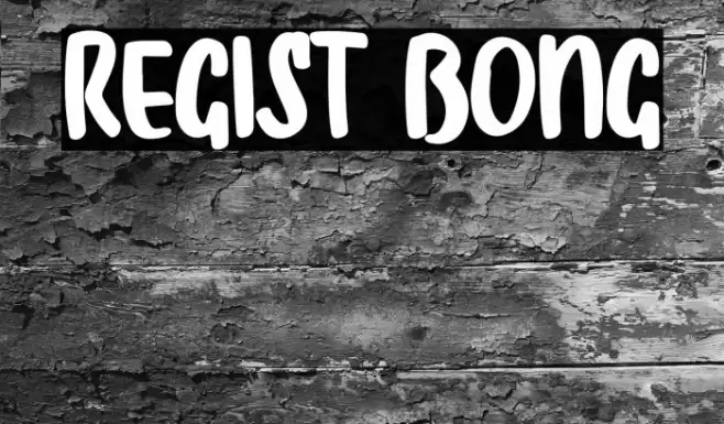 Regist Bong Font examples