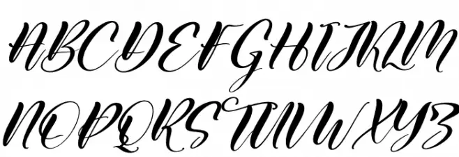 Regista Italic Font Litere mari