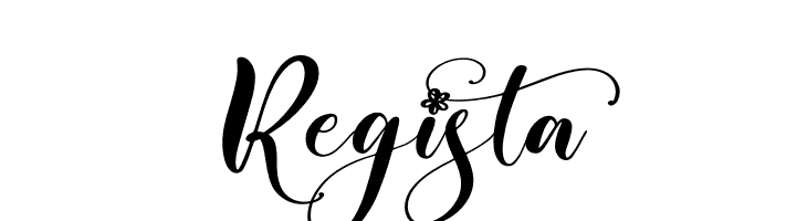 Regista  Frei Schriftart Herunterladen