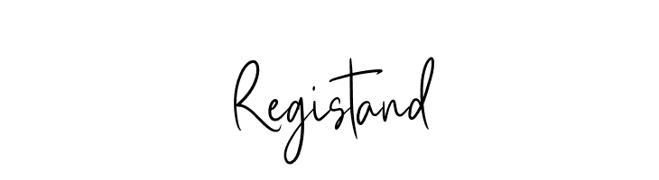 Registand  Frei Schriftart Herunterladen