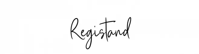 Registand  baixar fontes gratis