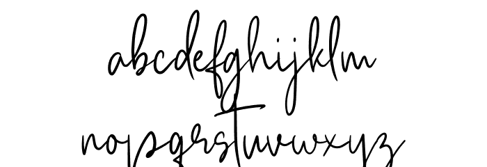 Registand Font LOWERCASE