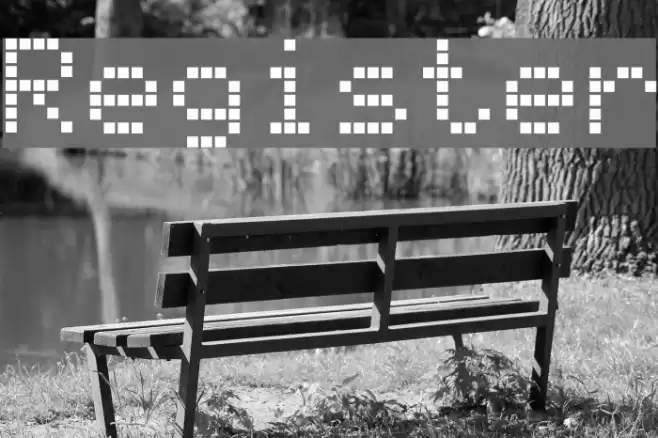 Register फ़ॉन्ट examples