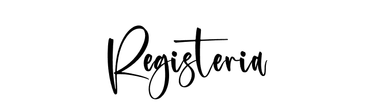 Registeria  Free Fonts Download